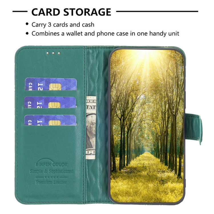 For iPhone 15 Pro Diamond Lattice Wallet Flip Leather Phone Case(Green) - HoMEdemic™ 