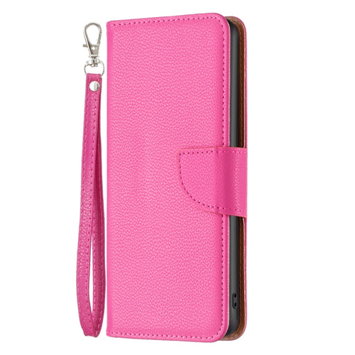 For iPhone 15 Pro Max Litchi Texture Pure Color Flip Leather Phone Case(Rose Red) - HoMEdemic™ 