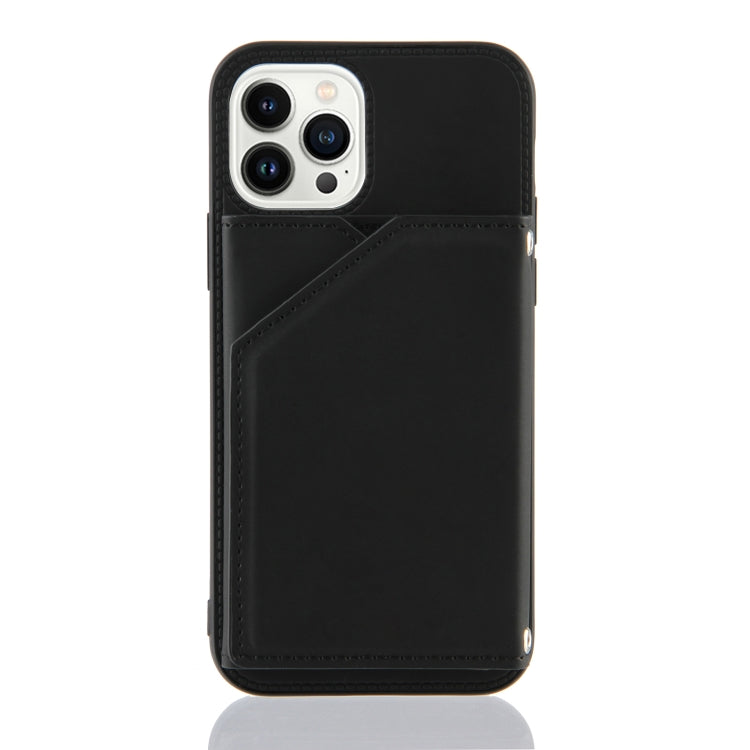 For iPhone 15 Pro Skin Feel PU + TPU + PC Back Cover Shockproof Case(Black) - HoMEdemic™ 