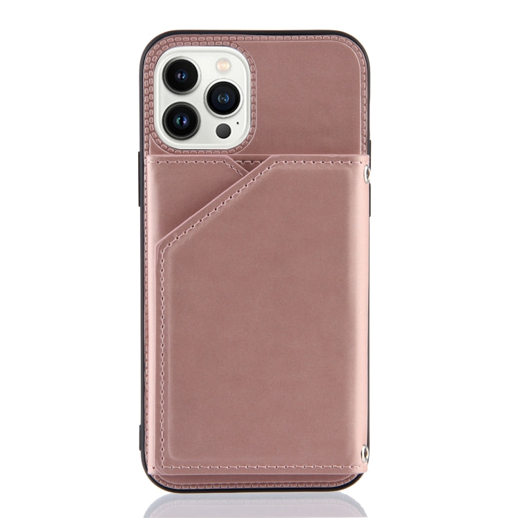 For iPhone 15 Pro Skin Feel PU + TPU + PC Back Cover Shockproof Case(Rose Gold) - HoMEdemic™ 