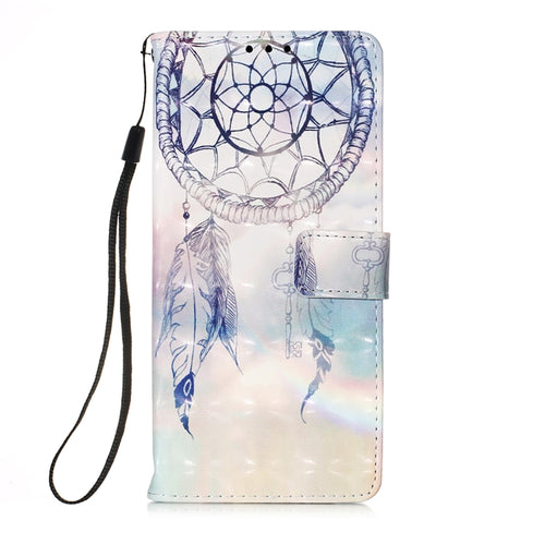 For iPhone 15 Pro Max 3D Painting Horizontal Flip Leather Phone Case(Dream Wind Chimes) - HoMEdemic™ 