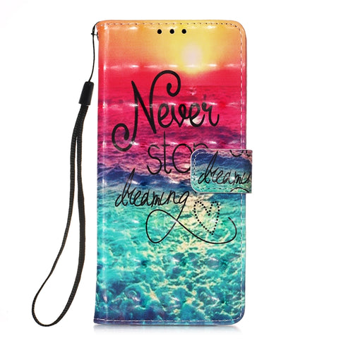 For iPhone 15 Pro Max 3D Painting Horizontal Flip Leather Phone Case(Chasing Dreams) - HoMEdemic™ 