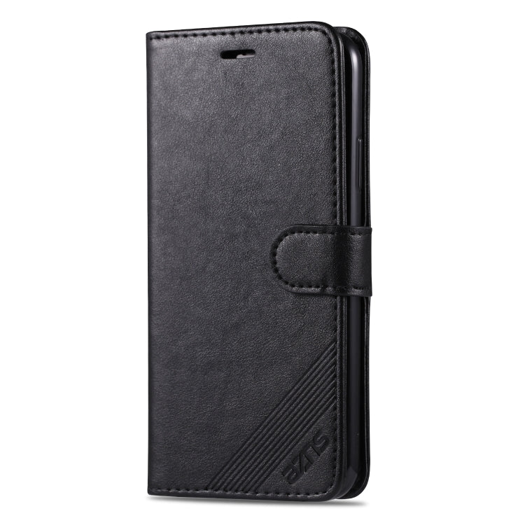 For iPhone 11 AZNS Sheepskin Texture Horizontal Flip Leather Case with Holder & Card Slots & Wallet(Black) - HoMEdemic™ 