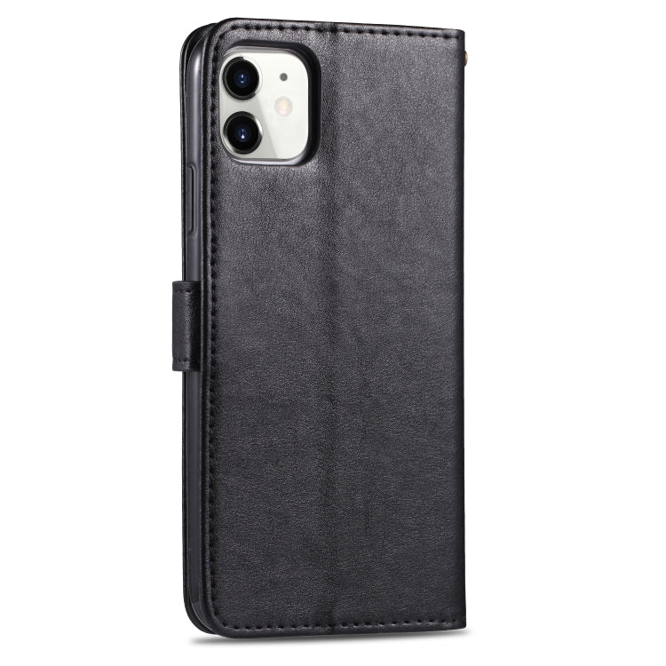 For iPhone 11 AZNS Sheepskin Texture Horizontal Flip Leather Case with Holder & Card Slots & Wallet(Black) - HoMEdemic™ 
