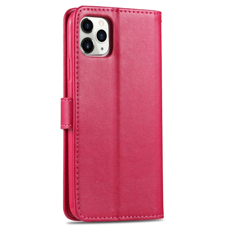 For iPhone 11 Pro AZNS Sheepskin Texture Horizontal Flip Leather Case with Holder & Card Slots & Wallet(Red) - HoMEdemic™ 