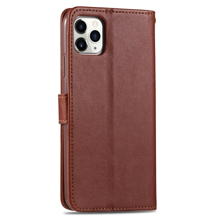 For iPhone 11 Pro Max AZNS Sheepskin Texture Horizontal Flip Leather Case with Holder & Card Slots & Wallet(Brown) - HoMEdemic™ 