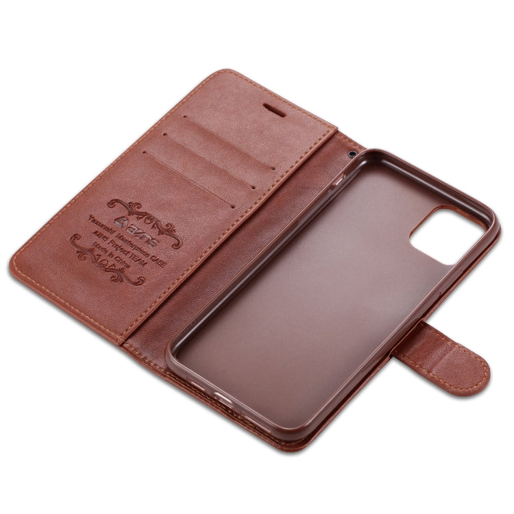 For iPhone 11 Pro Max AZNS Sheepskin Texture Horizontal Flip Leather Case with Holder & Card Slots & Wallet(Brown) - HoMEdemic™ 