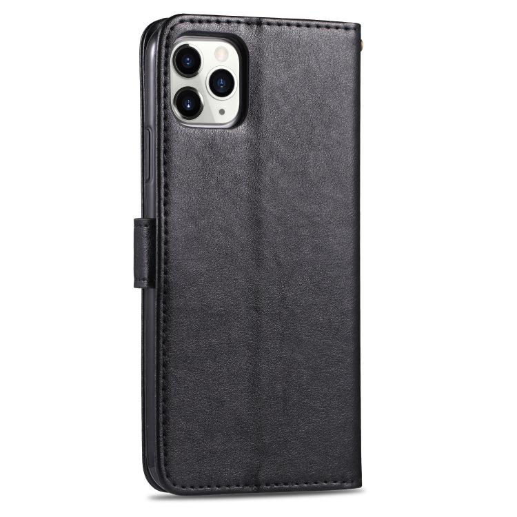 For iPhone 11 Pro Max AZNS Sheepskin Texture Horizontal Flip Leather Case with Holder & Card Slots & Wallet(Black) - HoMEdemic™ 