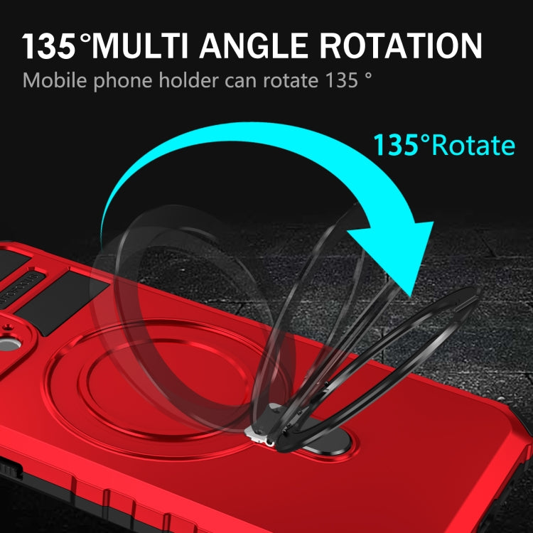 For iPhone 15 Pro MagSafe Magnetic Holder Phone Case(Red) - HoMEdemic™ 