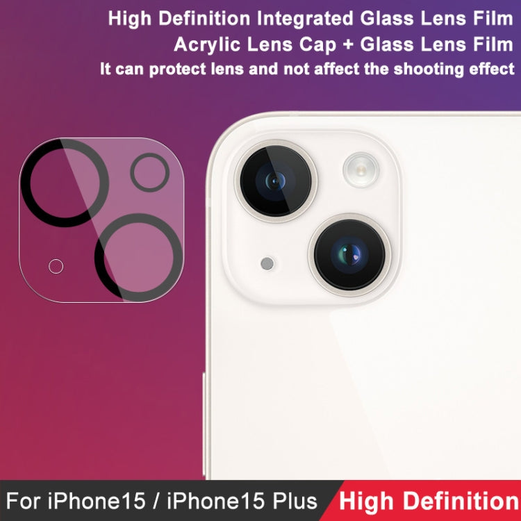 For iPhone 15 / 15 Plus imak High Definition Integrated Glass Lens Film - HoMEdemic™ 