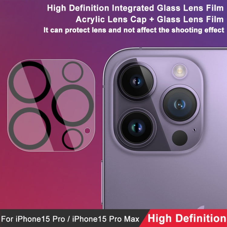 For iPhone 15 Pro / 15 Pro Max imak High Definition Integrated Glass Lens Film - HoMEdemic™ 