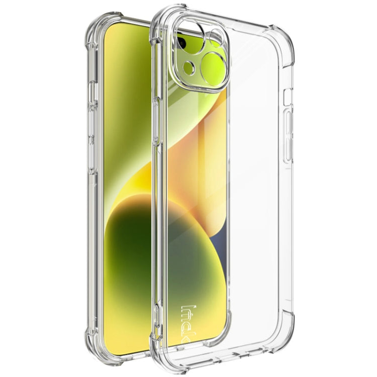 For iPhone 15 Plus imak Shockproof Airbag TPU Phone Case(Transparent) - HoMEdemic™ 