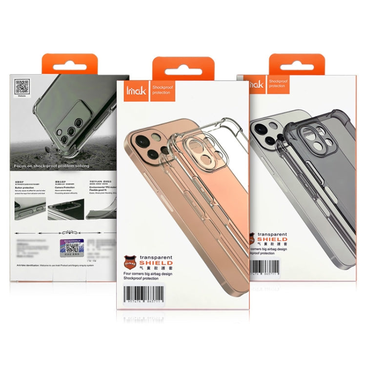 For iPhone 15 Plus imak Shockproof Airbag TPU Phone Case(Transparent) - HoMEdemic™ 