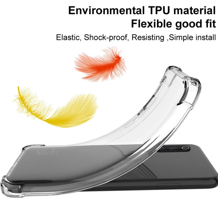 For iPhone 15 Plus imak Shockproof Airbag TPU Phone Case(Transparent Black) - HoMEdemic™ 