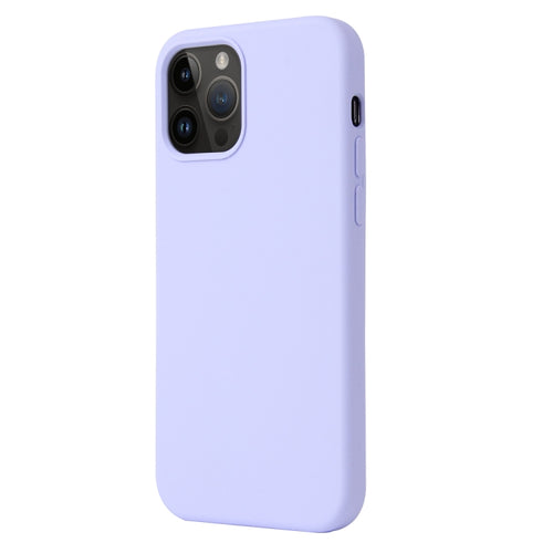 For iPhone 15 Pro Max Liquid Silicone Phone Case(Purple) - HoMEdemic™ 