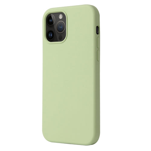 For iPhone 15 Pro Max Liquid Silicone Phone Case(Matcha Green) - HoMEdemic™ 