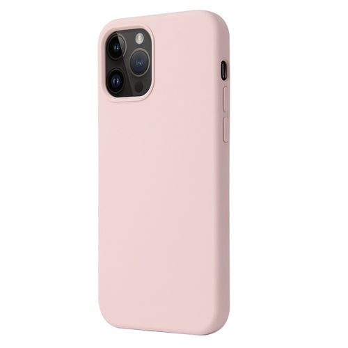 For iPhone 15 Pro Max Liquid Silicone Phone Case(Sand Pink) - HoMEdemic™ 