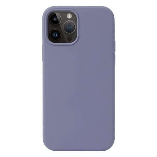 For iPhone 15 Pro Max Liquid Silicone Phone Case(Lavender Grey) - HoMEdemic™ 