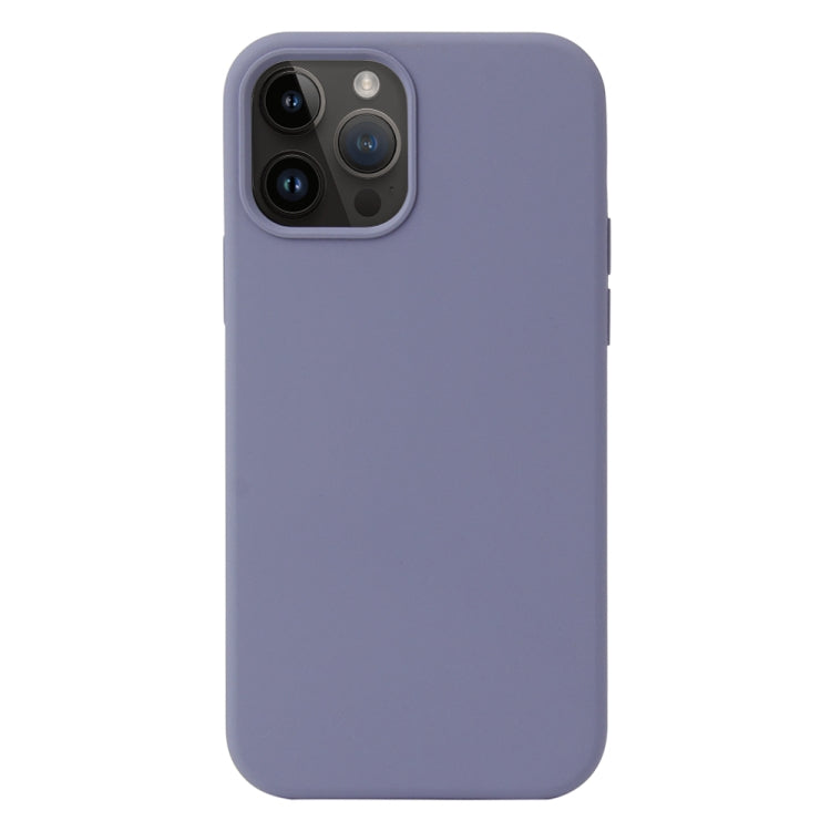 For iPhone 15 Pro Liquid Silicone Phone Case(Lavender Grey) - HoMEdemic™ 