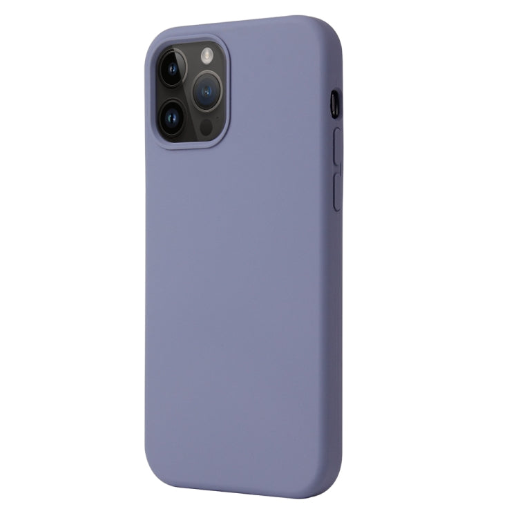 For iPhone 15 Pro Liquid Silicone Phone Case(Lavender Grey) - HoMEdemic™ 
