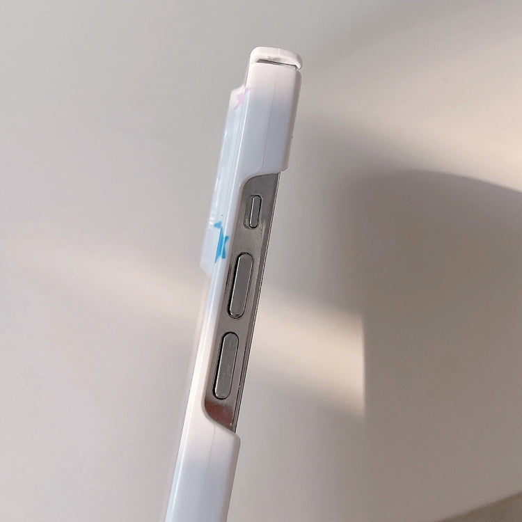 For iPhone 15 Pro Painted Pattern PC Phone Case(Starry Dogs) - HoMEdemic™ 