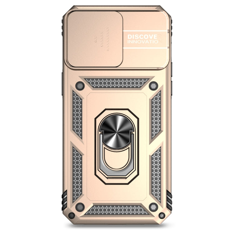 For iPhone 15 Pro Sliding Camshield Holder Phone Case(Gold) - HoMEdemic™ 