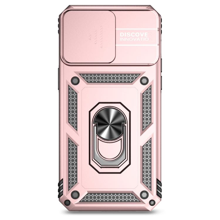 For iPhone 15 Pro Sliding Camshield Holder Phone Case(Rose Gold) - HoMEdemic™ 