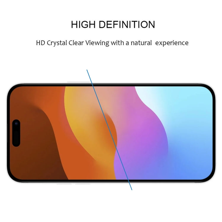 For iPhone 15 Pro 25pcs Full Glue Screen Tempered Glass Film - HoMEdemic™ 