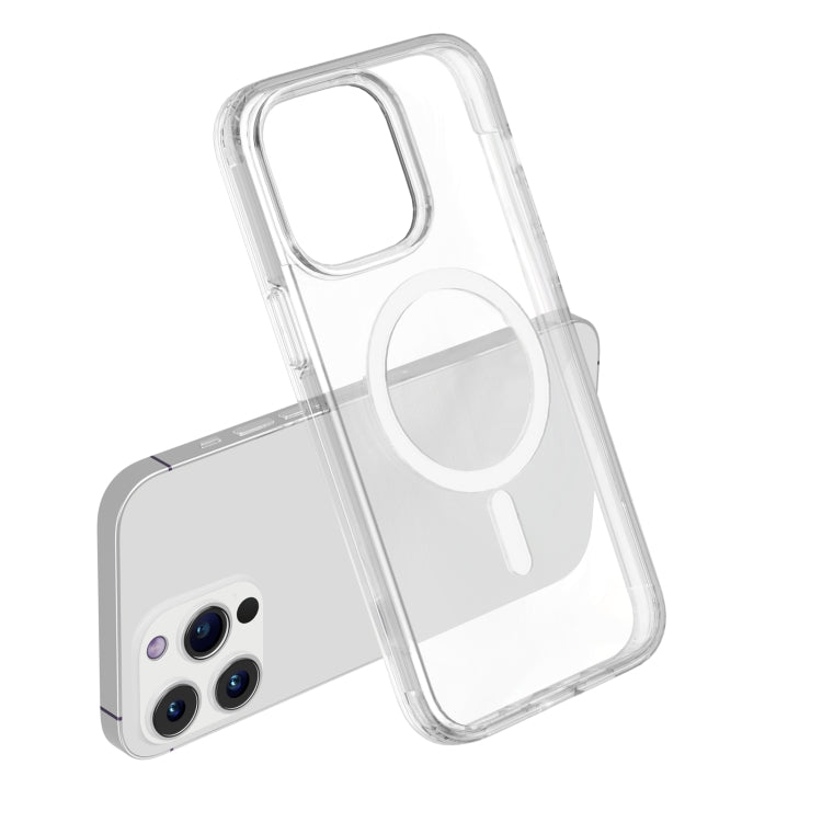 For iPhone 15 Pro Terminator Style Transparent MagSafe Magnetic Phone Case(Transparent) - HoMEdemic™ 