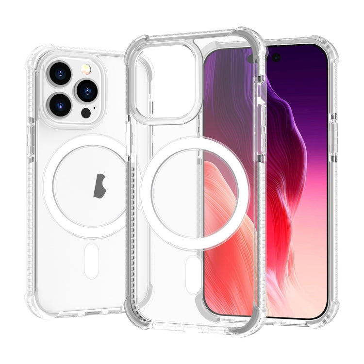For iPhone 15 Pro Acrylic Magsafe Magnetic Shockproof Phone Case(Transparent) - HoMEdemic™ 