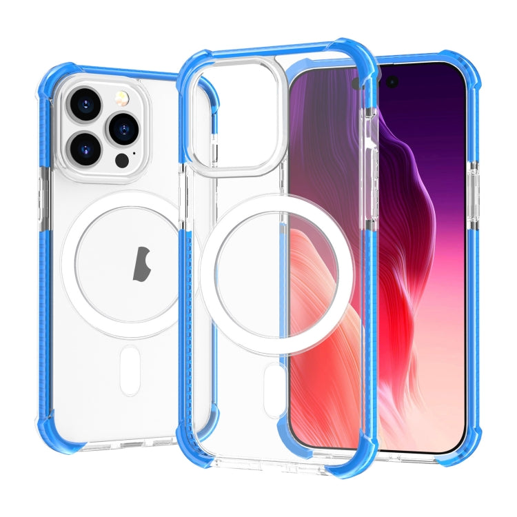 For iPhone 15 Pro Acrylic Magsafe Magnetic Shockproof Phone Case(Blue) - HoMEdemic™ 