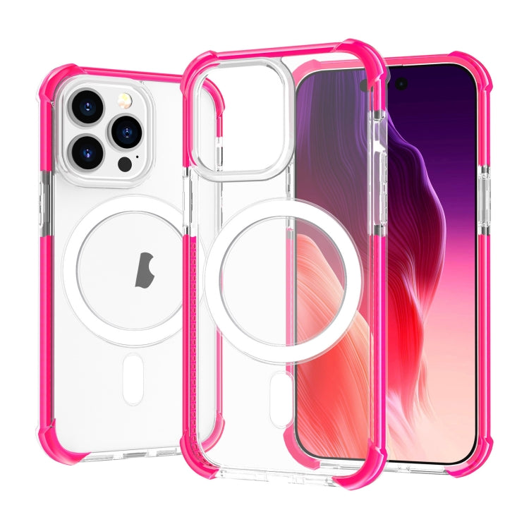 For iPhone 15 Pro Acrylic Magsafe Magnetic Shockproof Phone Case(Pink) - HoMEdemic™ 
