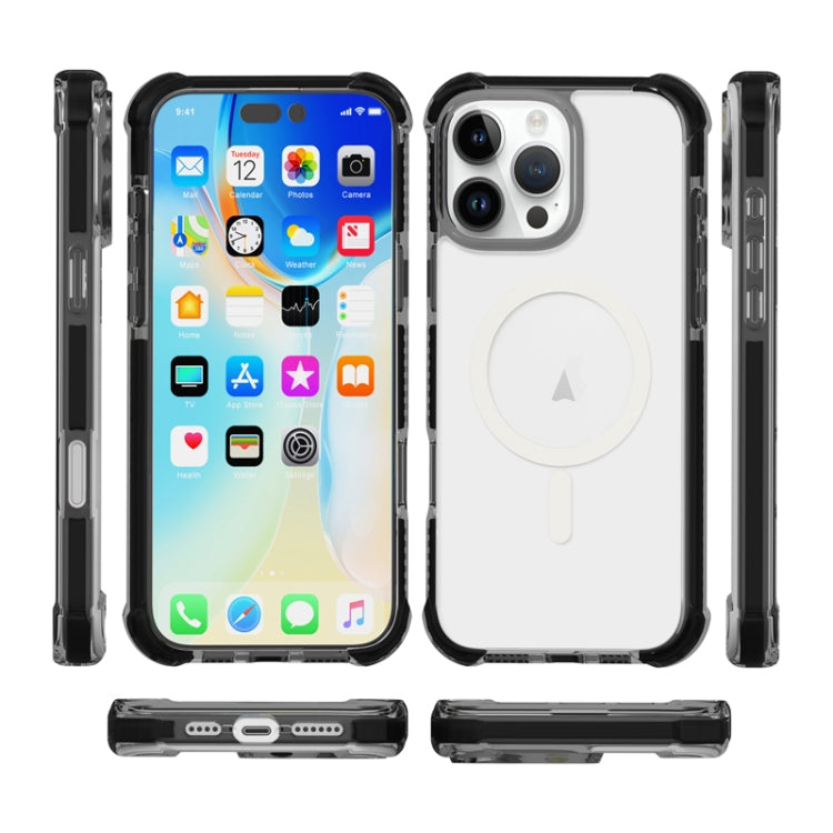 For iPhone 15 Pro Acrylic Magsafe Magnetic Shockproof Phone Case(Orange) - HoMEdemic™ 
