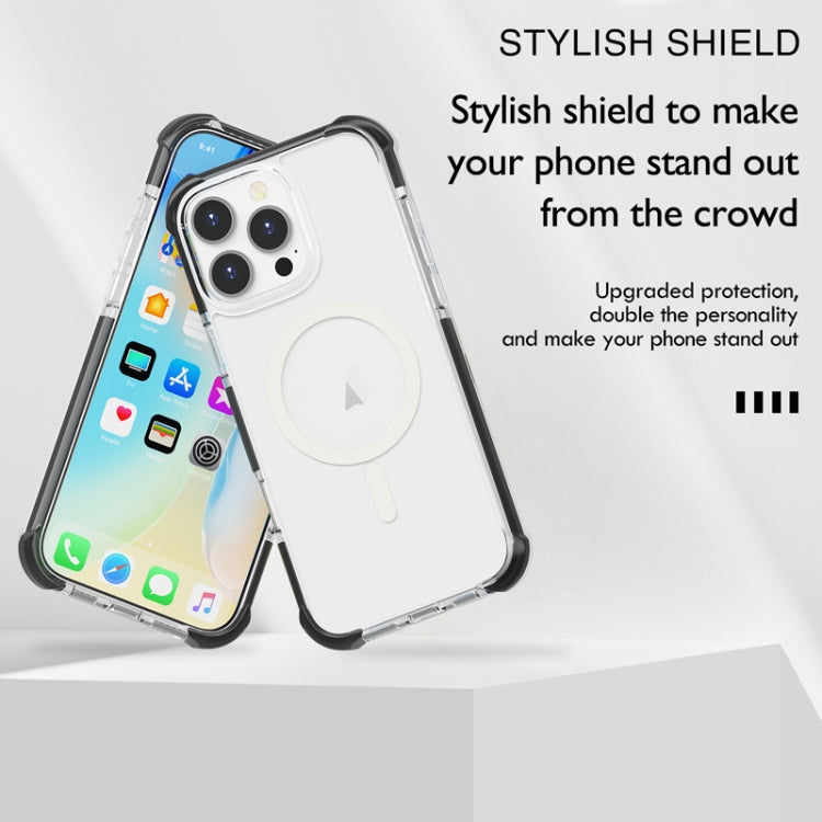 For iPhone 15 Pro Acrylic Magsafe Magnetic Shockproof Phone Case(Orange) - HoMEdemic™ 