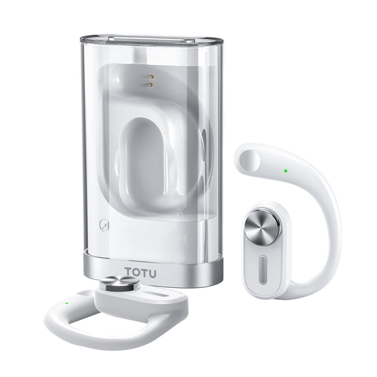 TOTU BE-1-OWS Ear-Hanging Wireless Bluetooth Earphone(White) - HoMEdemic™ 