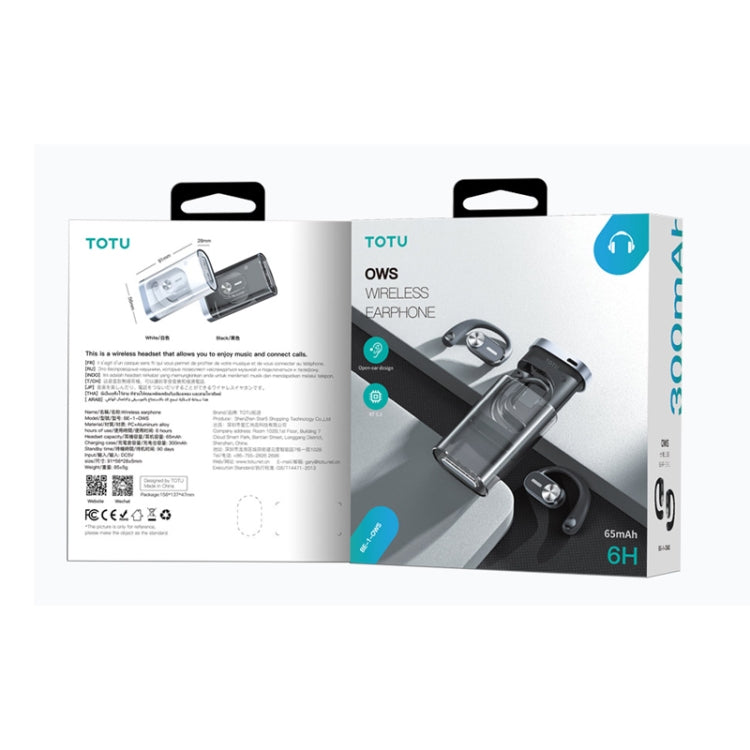 TOTU BE-1-OWS Ear-Hanging Wireless Bluetooth Earphone(Black) - HoMEdemic™ 