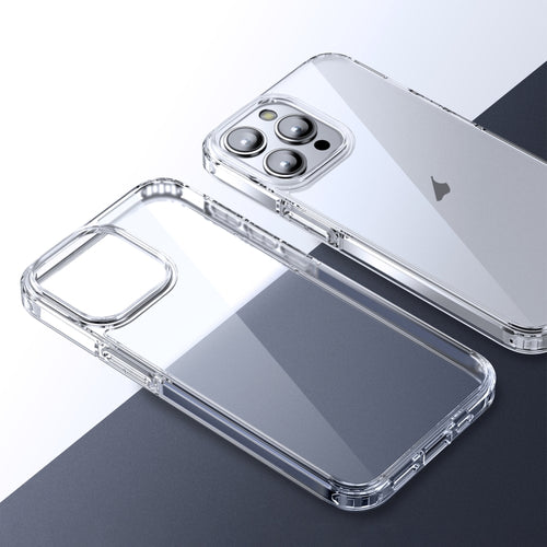 For iPhone 15 Pro Max Ice Crystal Transparent PC + TPU Phone Case(Transparent) - HoMEdemic™ 