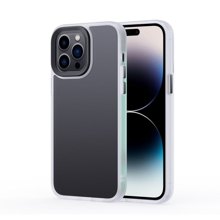 For iPhone 15 Pro Frosted Back Shockproof Phone Case(Frosted White) - HoMEdemic™ 