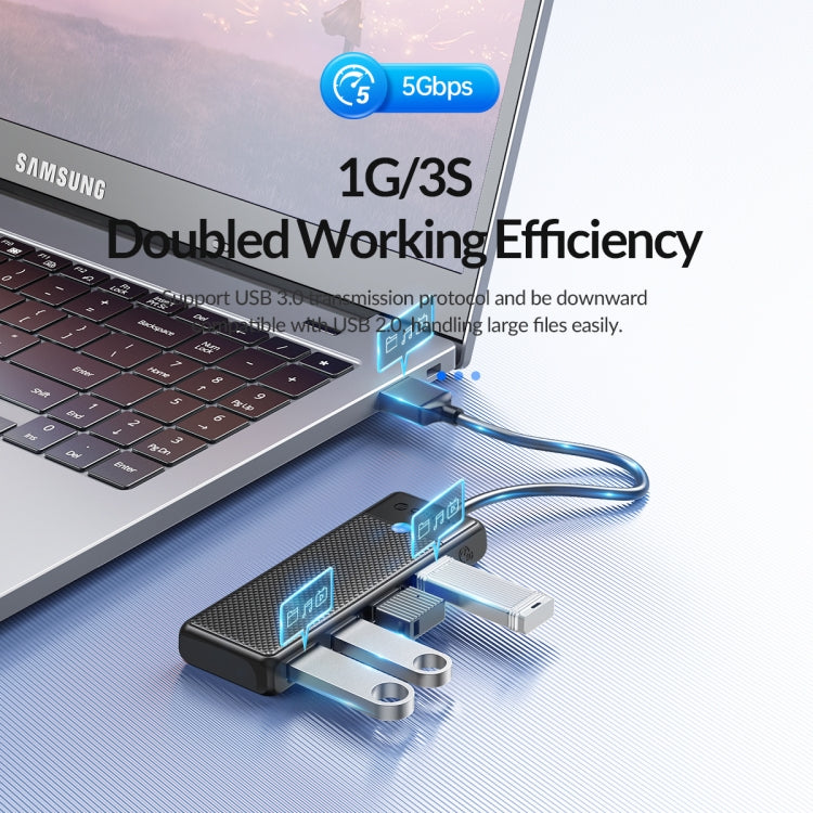 ORICO PAPW4A-U3 4 in 1 USB to USB Multi-function Docking Station HUB Adapter(Black) - HoMEdemic™ 