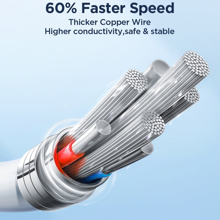 JOYROOM SA26-AL3 Flash Charge Series 3A USB to 8 Pin Fast Charging Data Cable, Cable Length:1m(Black) - HoMEdemic™ 