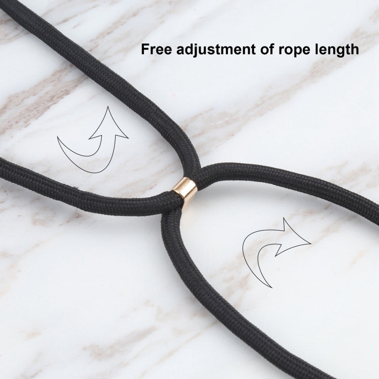 For iPhone 15 Pro Wheat Straw TPU Shockproof Phone Case with Neck Lanyard(Black) - HoMEdemic™ 