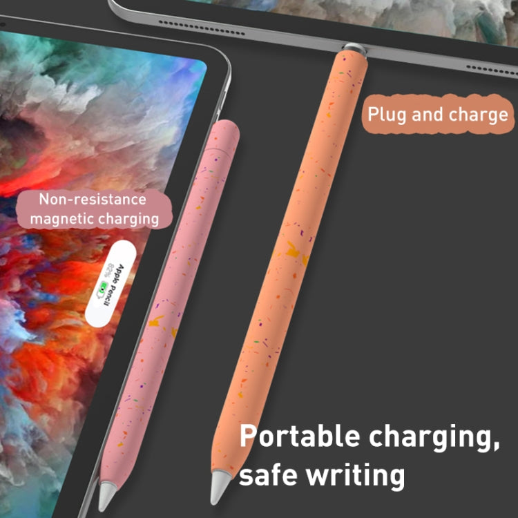For Apple Pencil 1 LOVE MEI Luminous Silicone Protective Pen Case(Orange) - HoMEdemic™ 