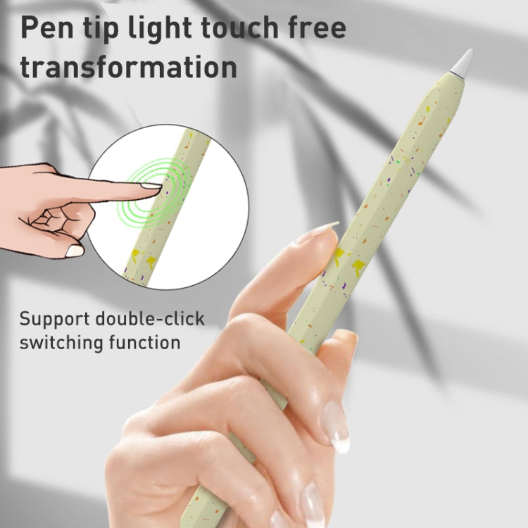 For Apple Pencil 1 LOVE MEI Luminous Silicone Protective Pen Case(Orange) - HoMEdemic™ 