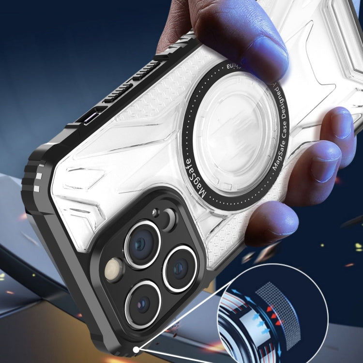 For iPhone 15 Pro Double-sided Non-slip PC+TPU Magsafe Magnetic Phone Case(Dark Green) - HoMEdemic™ 