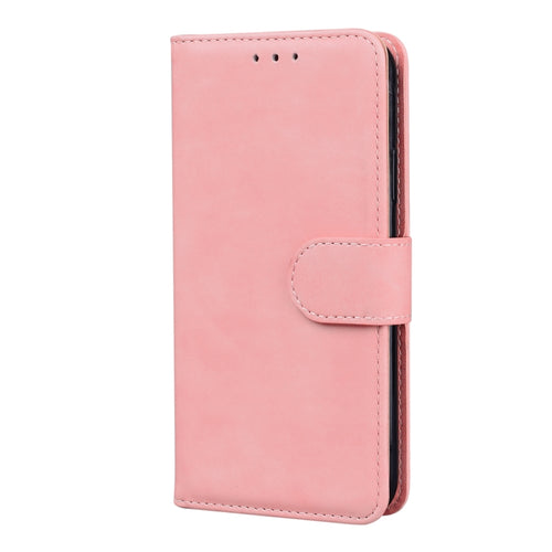 For iPhone 15 Pro Max Skin Feel Pure Color Flip Leather Phone Case(Pink) - HoMEdemic™ 