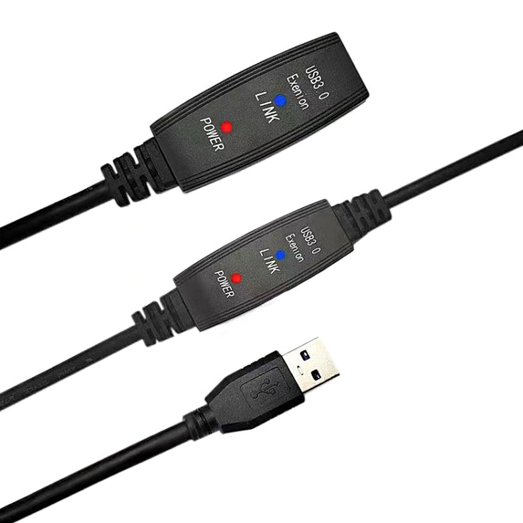 USB 3.0 Male to Female Super Speed Extension Cable, Length:10m - HoMEdemic™ 