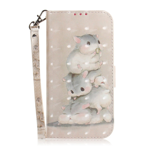 For iPhone 15 Pro Max 3D Colored Horizontal Flip Leather Phone Case(Squirrels) - HoMEdemic™ 