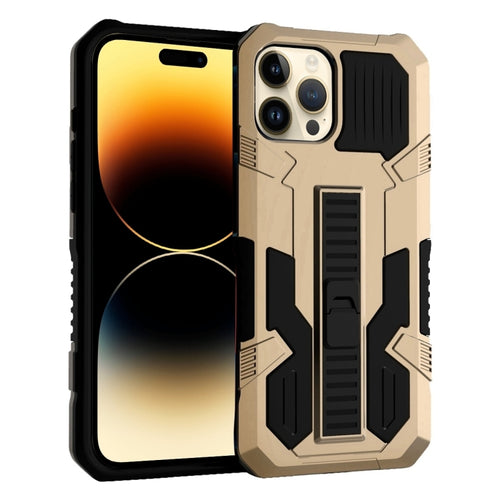 For iPhone 15 Pro Max Vanguard Warrior All Inclusive Double-color Phone Case(Gold) - HoMEdemic™ 