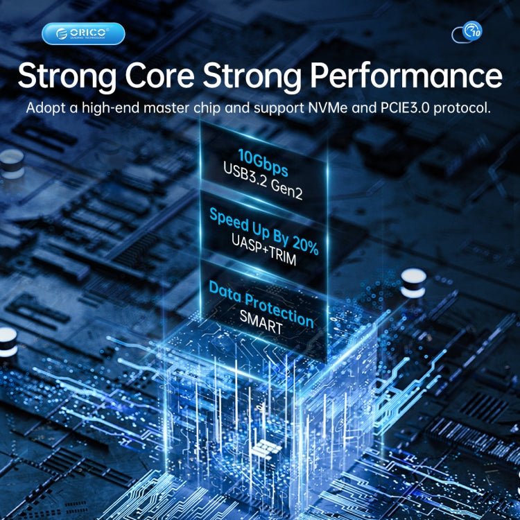 ORICO AM2C3-G2 M.2 NVME SSD Enclosure(Grey) - HoMEdemic™ 