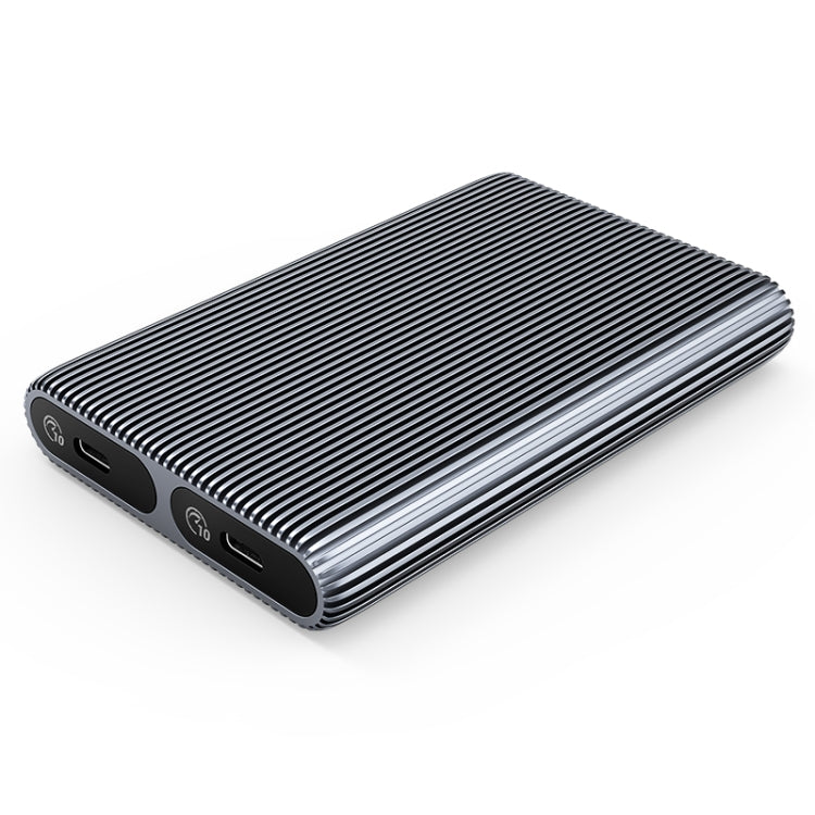 ORICO AM2C3-2N Dual-bay M.2 NVME + NVME SSD Enclosure(Grey) - HoMEdemic™ 